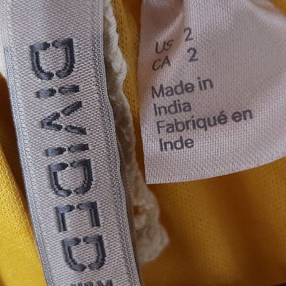 H&M Yellow Long Sleeve Dress - Picture 2 of 3